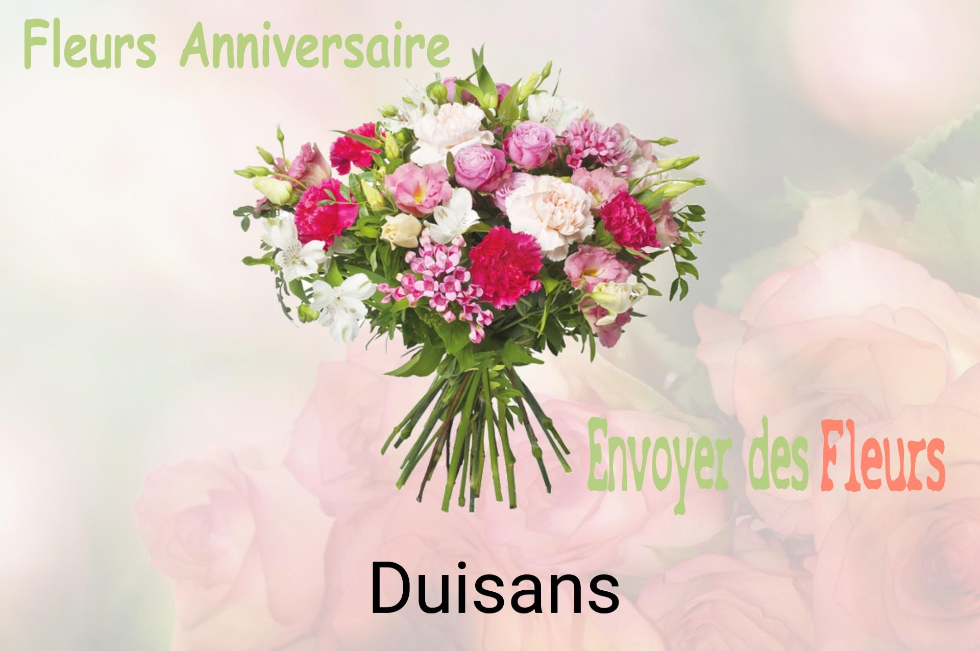 Bouquet de fleurs d’anniversaire livré à Duisans